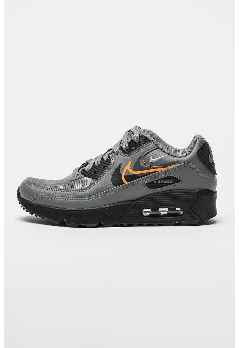 Nike Спортни обувки Air Max 90 с мрежести зони - Черен/Tъмносив