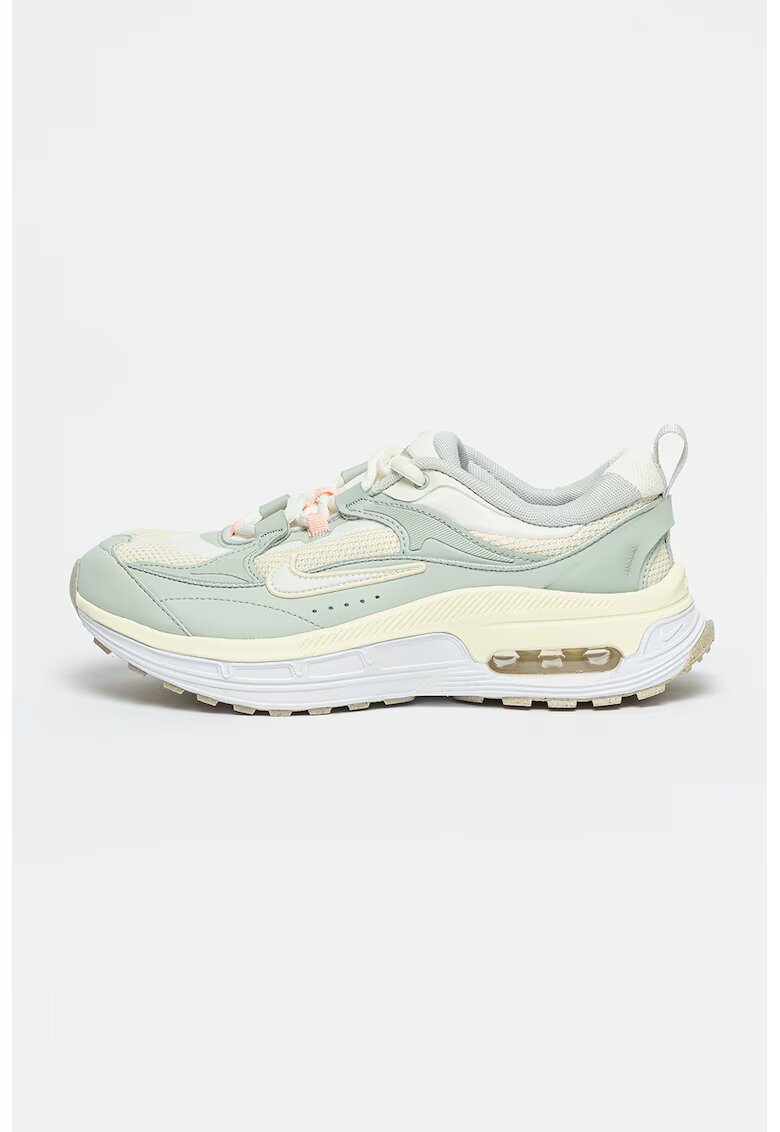 Nike Спортни обувки Air Max Bliss с нисък профил - Бял/Бледозелен/Крем