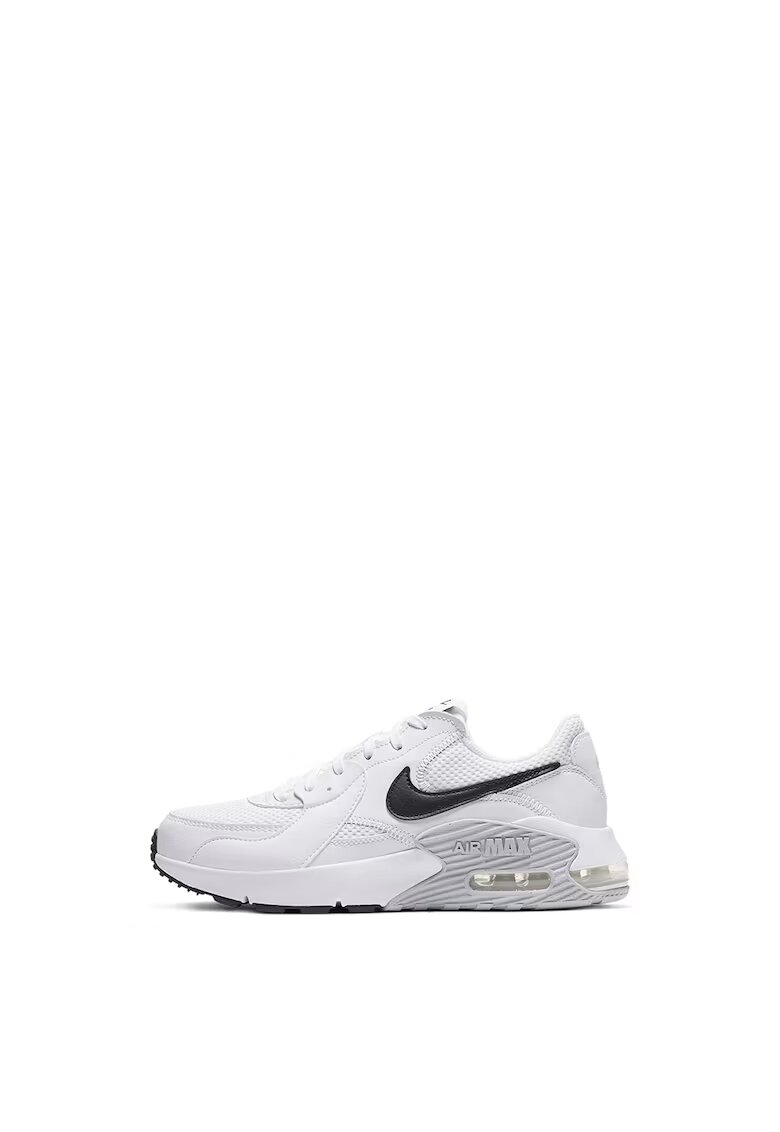 Nike Кожени спортни обувки Air Max Excee с велур - Пастелнорозов/Бял/Прашно розово