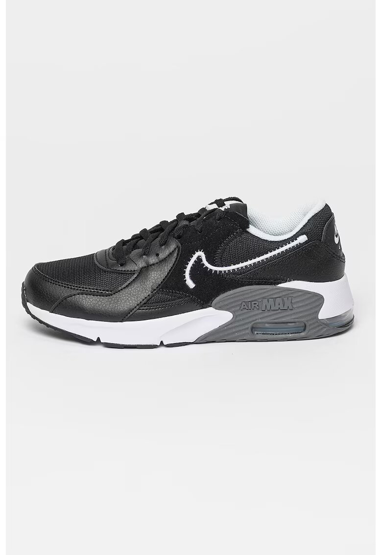 Nike Спортни обувки Air Max Excee с кожа - Бял/Черен