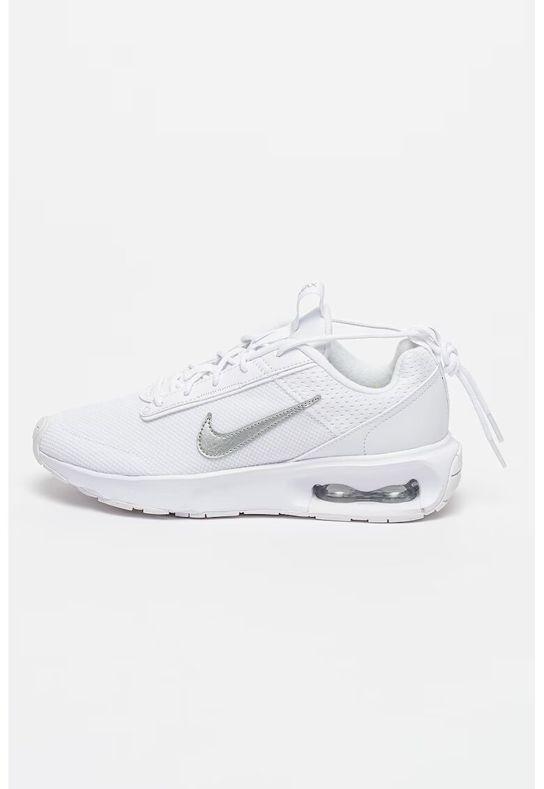 Nike Спортни обувки Air Max INTRLK LITE с еко кожа - Бял/Сребрист