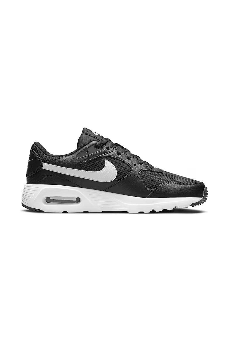 Nike Спортни обувки Air Max с кожа Черен