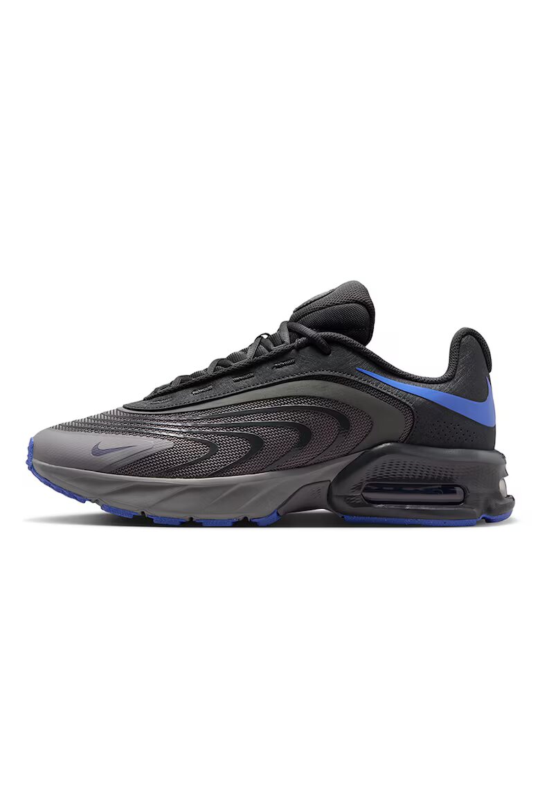 Nike Спортни обувки Air Max с нисък профил Черен/Кралско Синьо