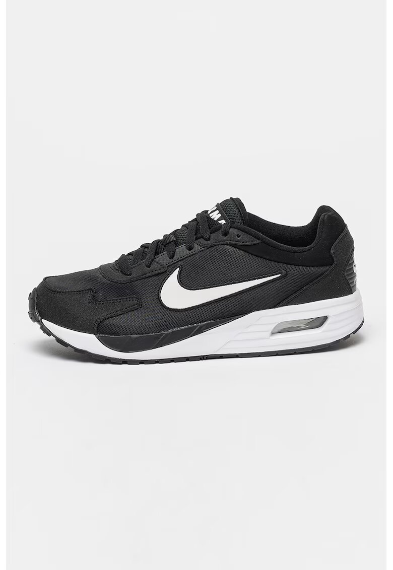 Nike Спортни обувки Air Max Solo с мрежести зони - Избеляло черно/Бял