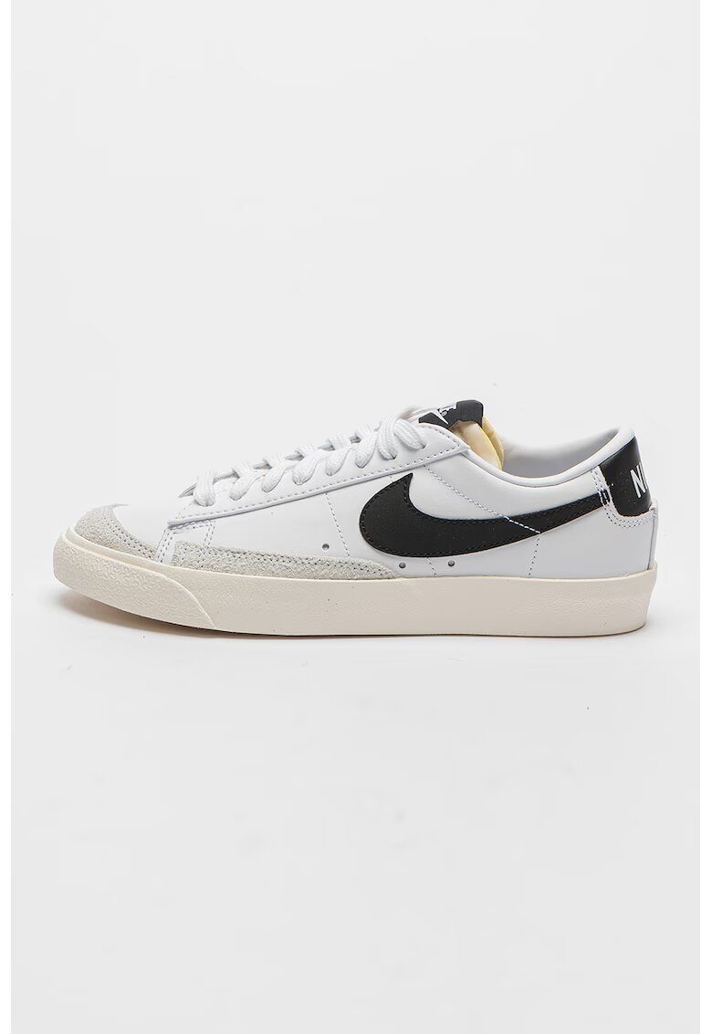 Nike Спортни обувки Blazer Low'' 77 от кожа и велур - Бял/Черен