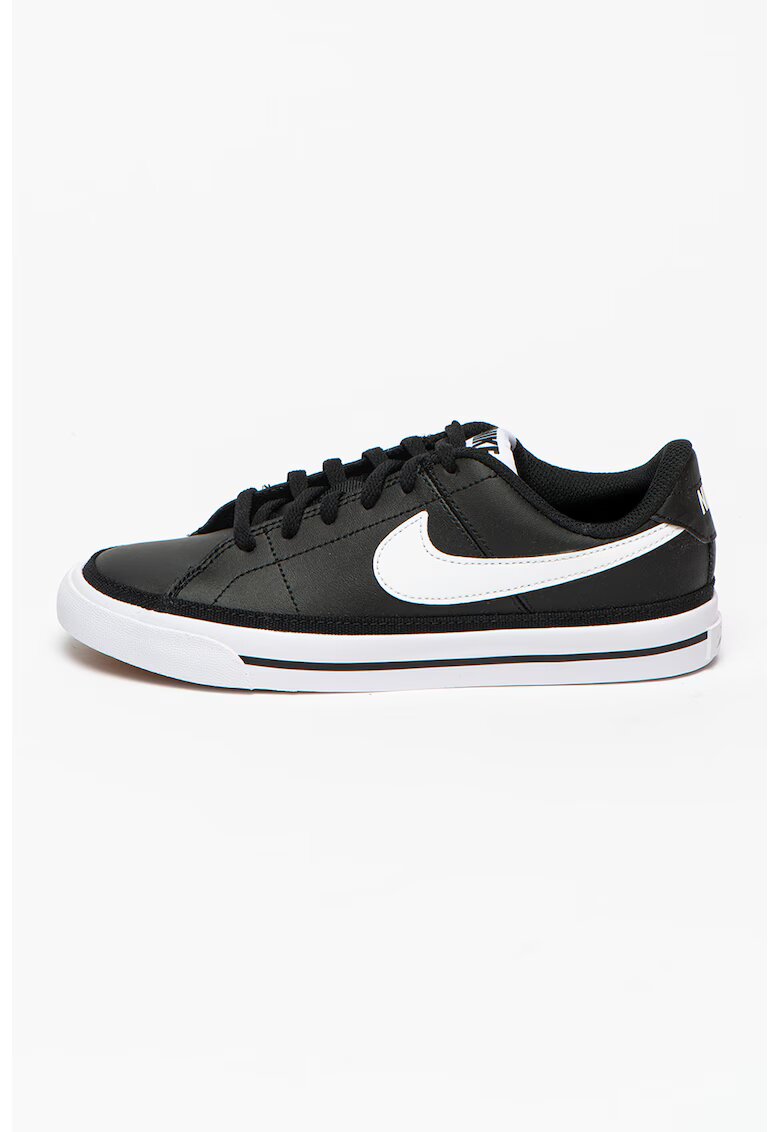 Nike Спортни обувки Court Legacy с кожа - Бял/Черен