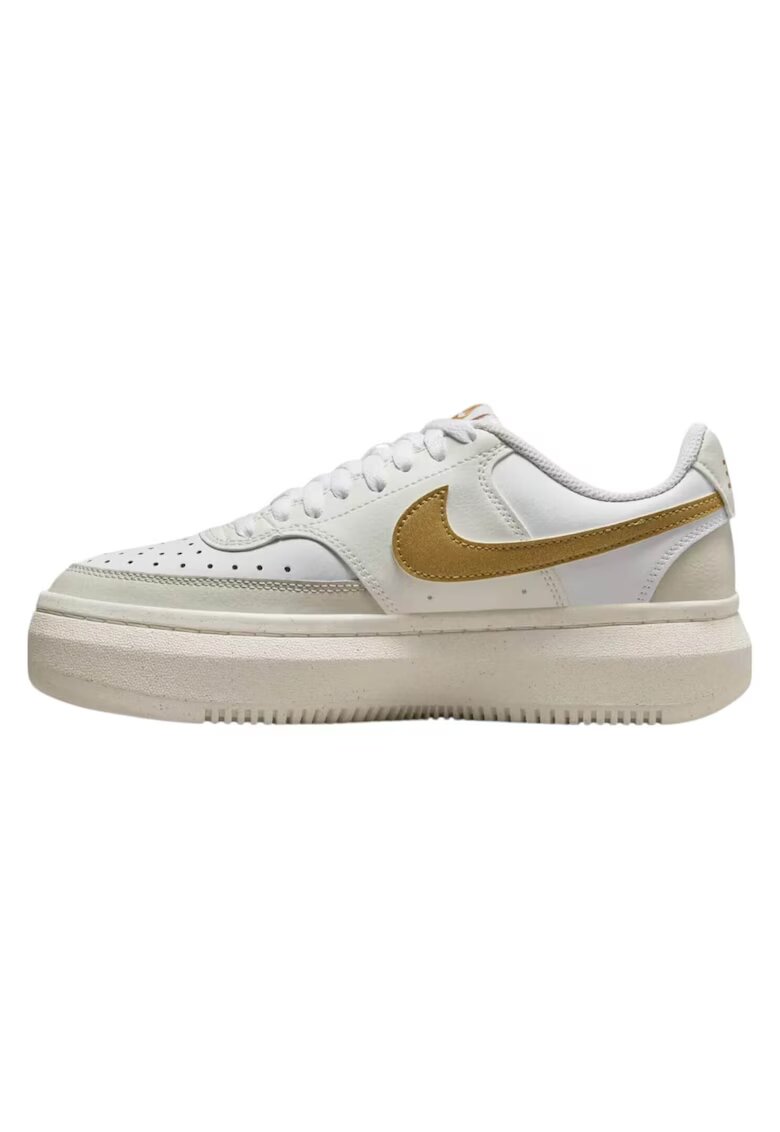 Nike Спортни обувки Court Vision Alta XS в бяло и златисто - Бял/Златист