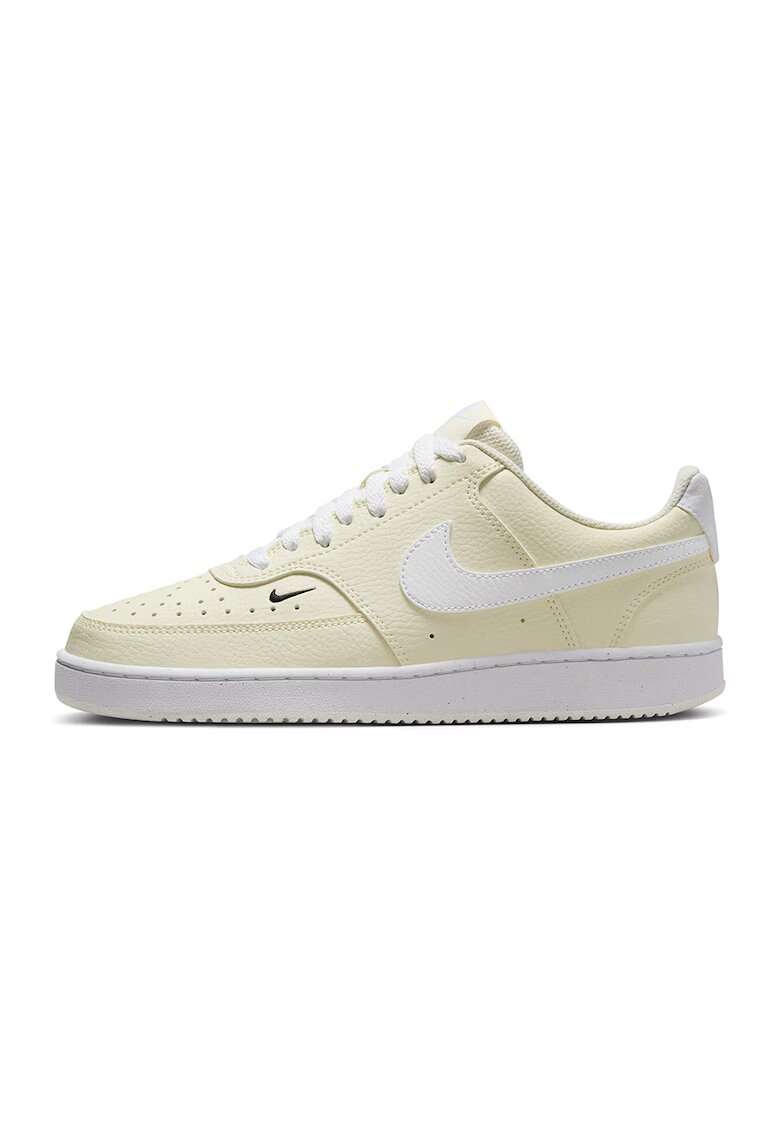 Nike Спортни обувки Court Vision Low Next Nature - Бял/Бледожълт