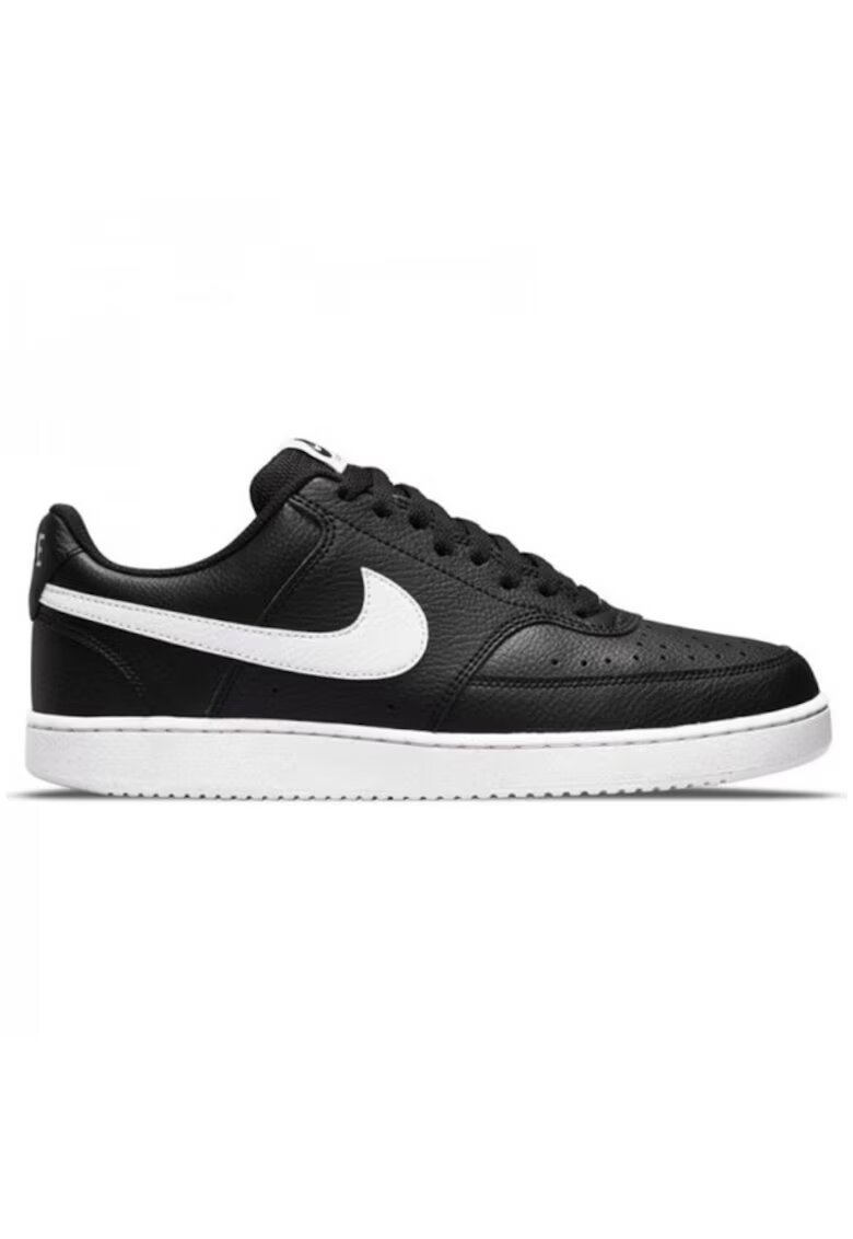 Nike Спортни обувки Court Vision Low Next Nature от еко кожа - Черен/Бял