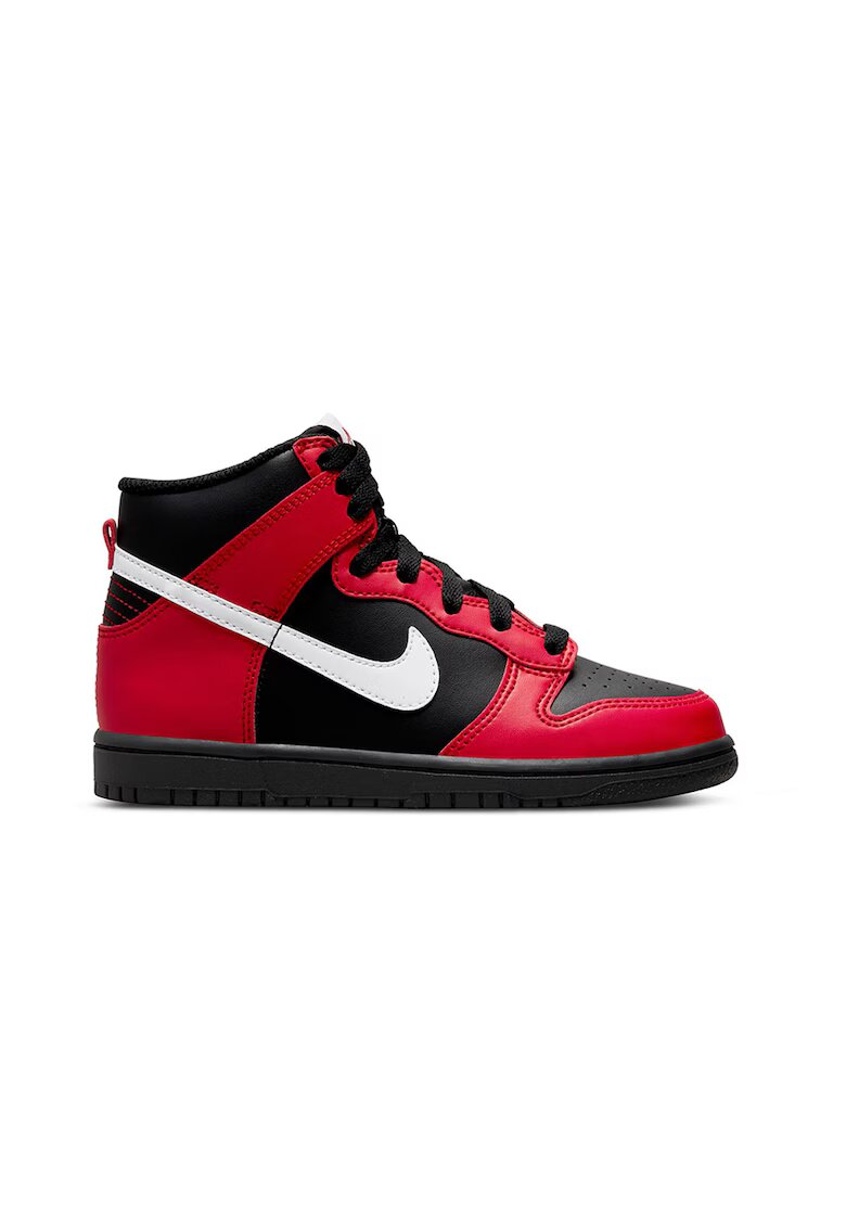 Nike Спортни обувки Dunk от еко кожа - Червен/Бял/Черен