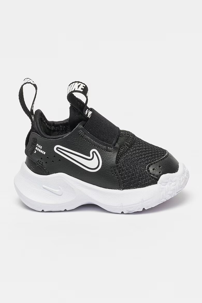 Nike Спортни обувки Flex Runner 3 с лесно обуване Бял/Черен