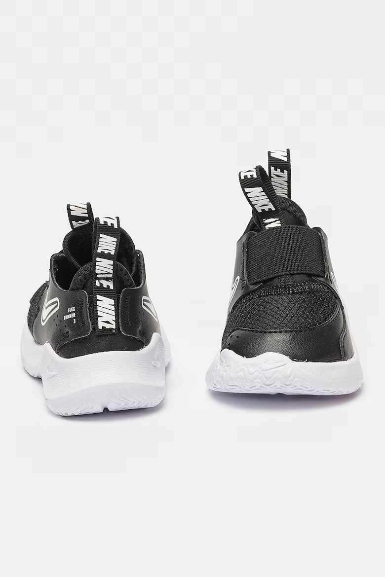 Nike Спортни обувки Flex Runner 3 с лесно обуване Бял/Черен