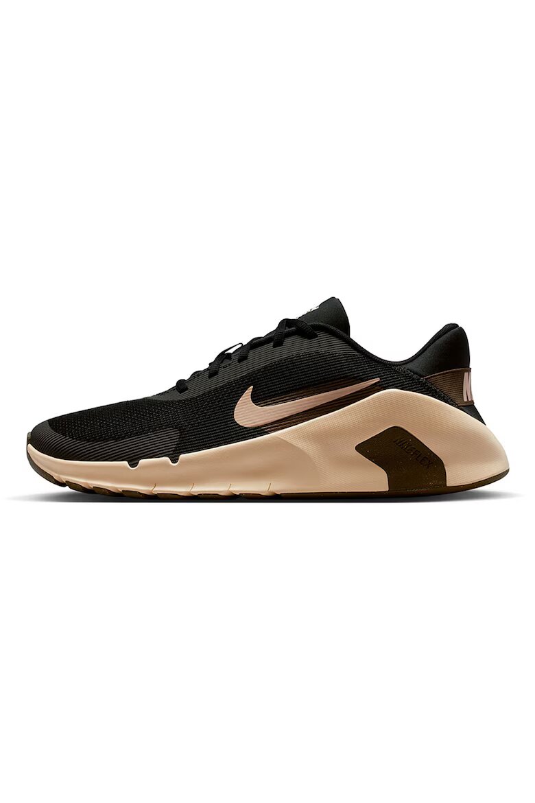 Nike Спортни обувки Flex Train за фитнес и бягане Черен/Светло бежово
