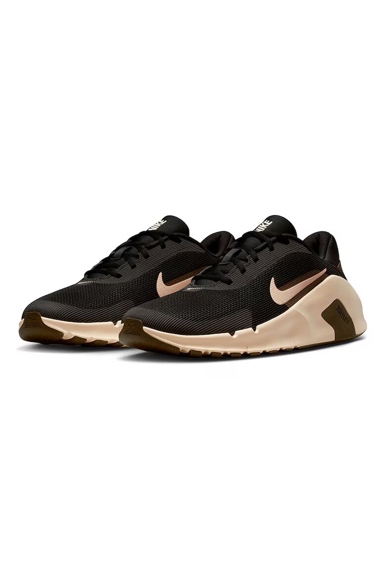 Nike Спортни обувки Flex Train за фитнес и бягане Черен/Светло бежово