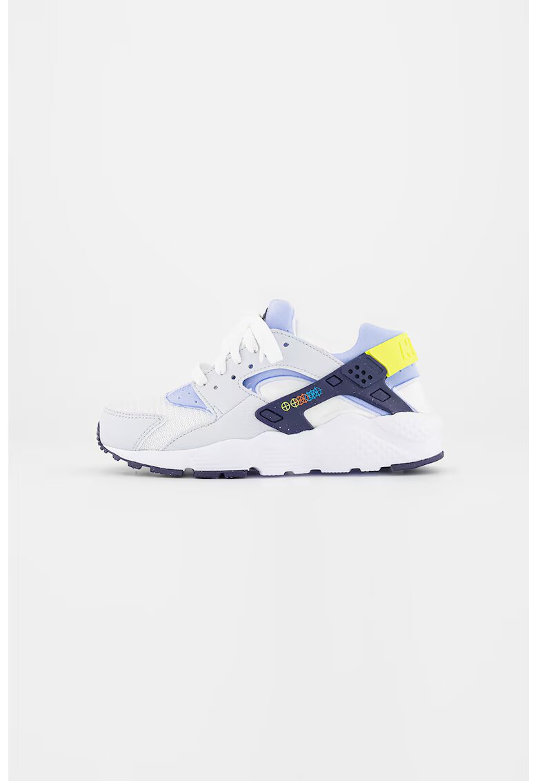 Nike Спортни обувки Huarache Run с дизайн с цветен блок - Бял/Небесносин