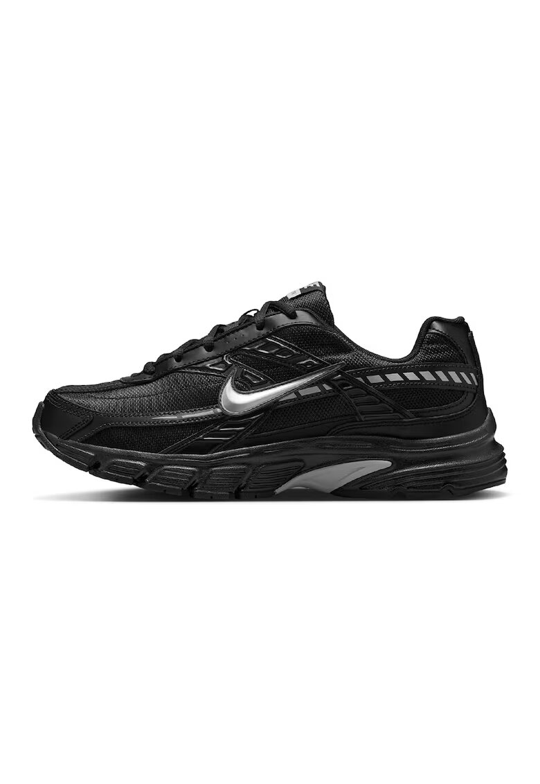 Nike Спортни обувки Initiatior с кожа - Черен/Сребрист