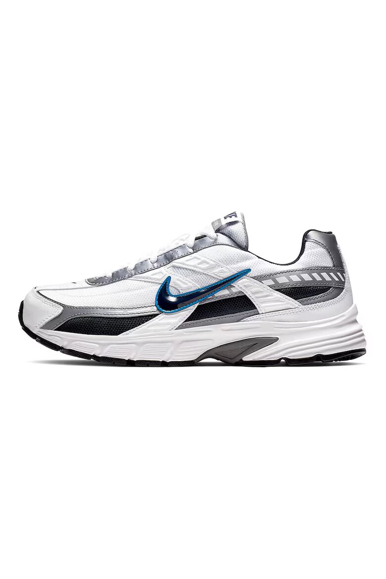 Nike Спортни обувки Initiator с текстил Бял/Черен/Сребрист