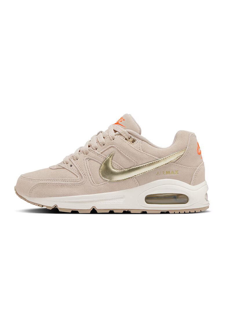 Nike Спортни обувки Max Command от велур - Златист/Бежов
