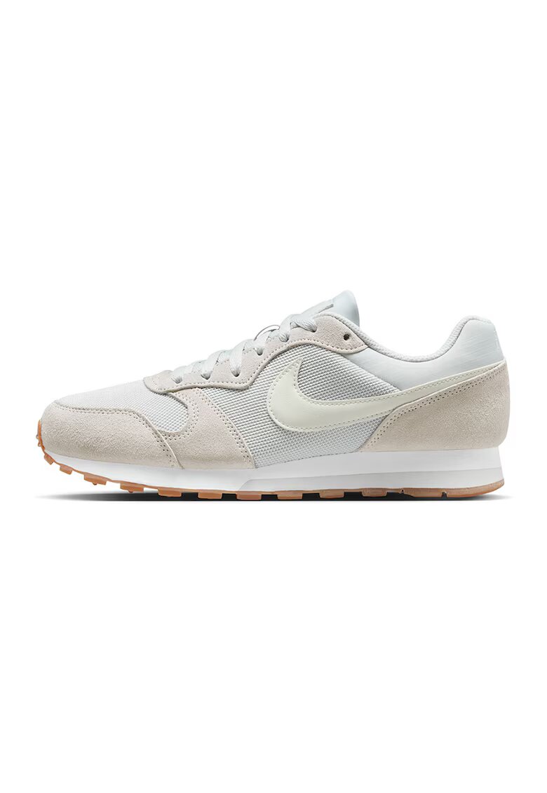 Nike Спортни обувки MD Runner 2 с велур - Бял/Слонова кост