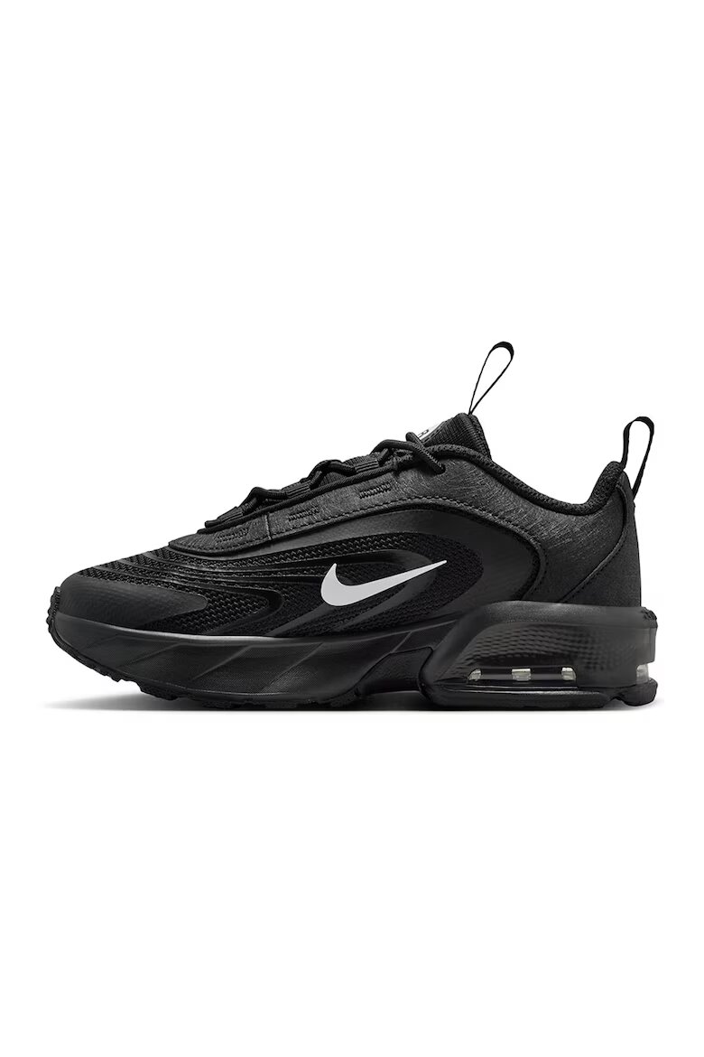 Nike Спортни обувки от еко кожа Air Max Fire с мрежа Черен