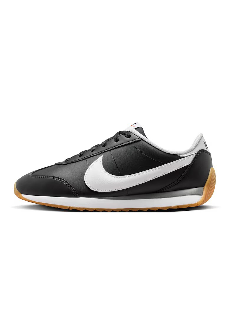 Nike Спортни обувки от кожа и еко кожа Pacific с лого - Бял/Черен