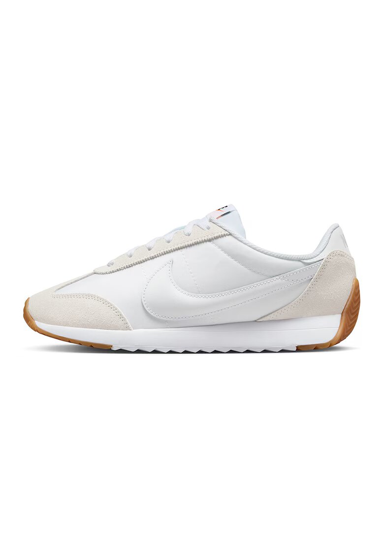 Nike Спортни обувки Pacific с лого и велур - Бял/Крем
