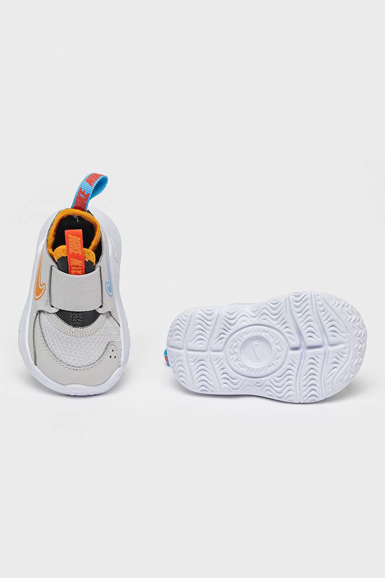 Nike Спортни обувки с лого Светло сив/Оранжев/Бял