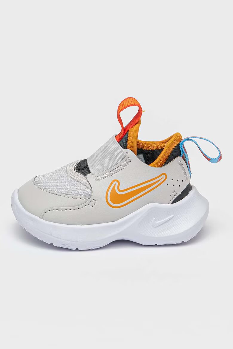 Nike Спортни обувки с лого Светло сив/Оранжев/Бял