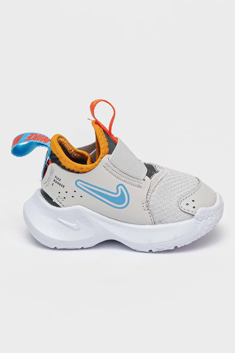 Nike Спортни обувки с лого Светло сив/Оранжев/Бял