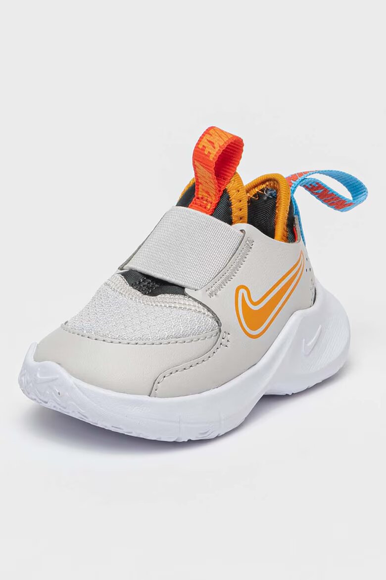 Nike Спортни обувки с лого Светло сив/Оранжев/Бял