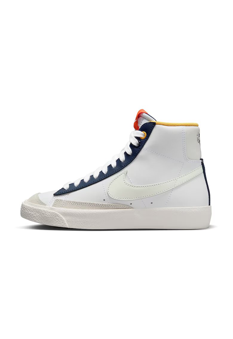 Nike Спортни обувки с монограм - Бял/Син/Тъмносин