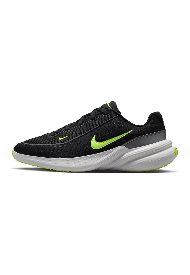 Nike Спортни обувки Uplift от мрежа с бродирано лого - Черен/Лайм зелено