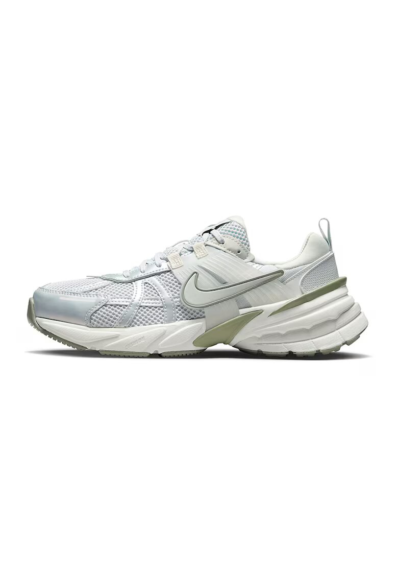 Nike Спортни обувки V2K с мрежа - Бял/Светлосин
