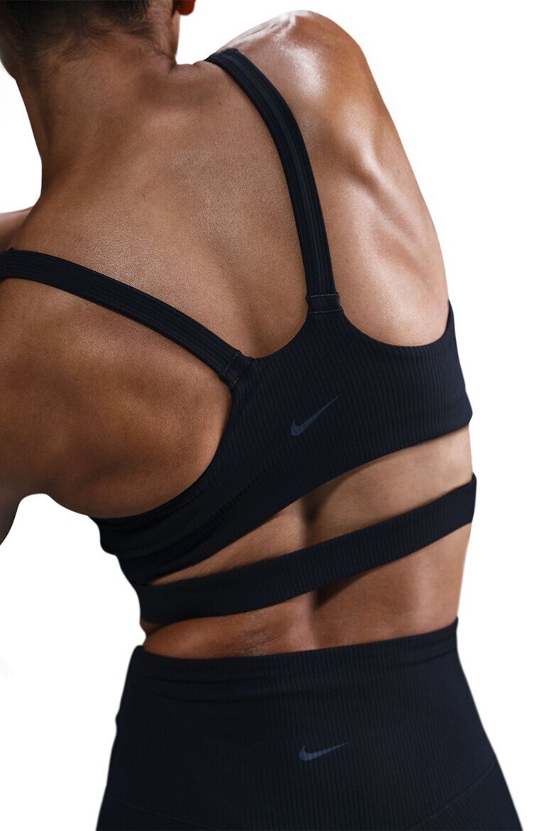 Nike Спротен сутиен с лого Черен