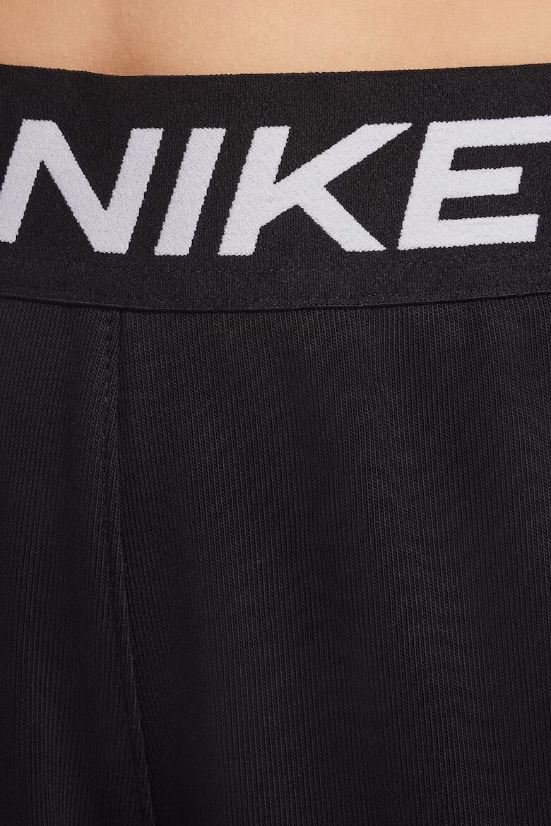 Nike Стандартен панталон с лого на талията Бял/Черен