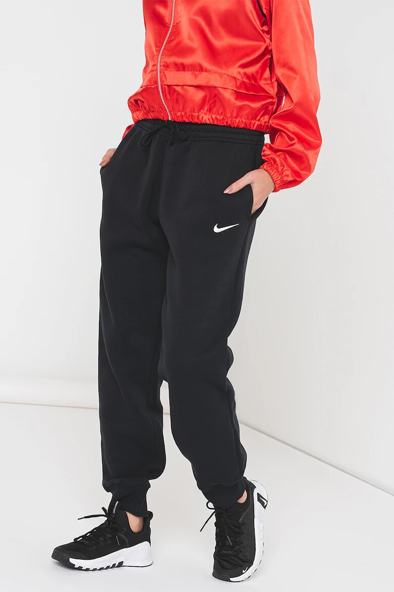 Nike Стеснен спортен панталон Sportswear Phoenix Черен