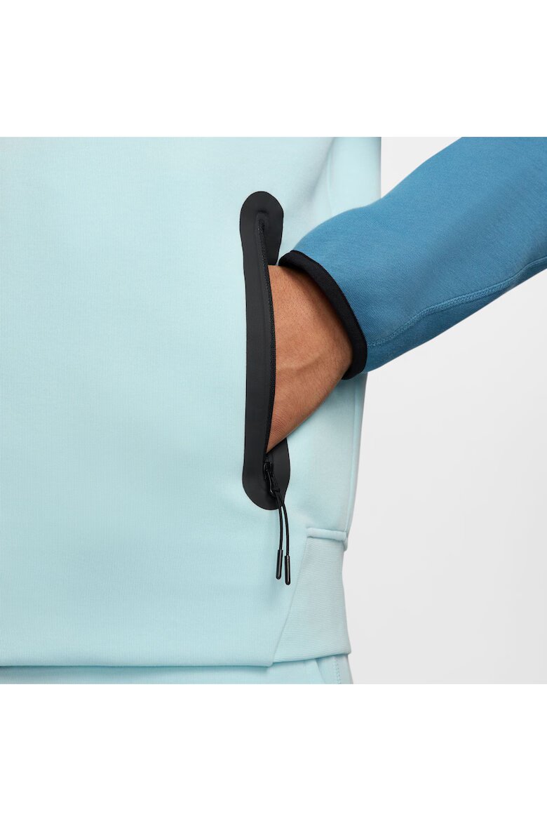 Nike Суичър с качулка Bluza M Tech Fleece Fz Wr Син