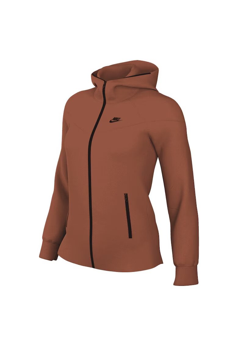 Nike Суичър с цип W NSW TCH FLC WR FZ HDY-FB8338-825