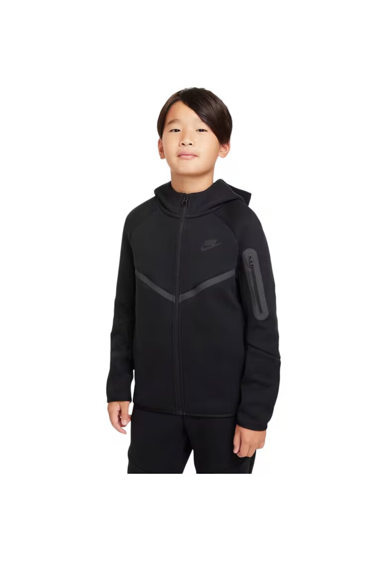Nike Суичър Tech Fleece FZ - PD 39093 - Черен