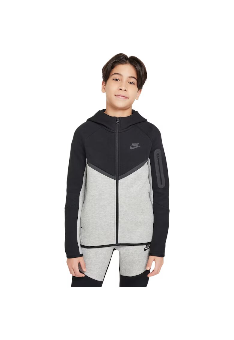 Nike Суичър Tech Fleece FZ - PD 50371 - Черен/Сив