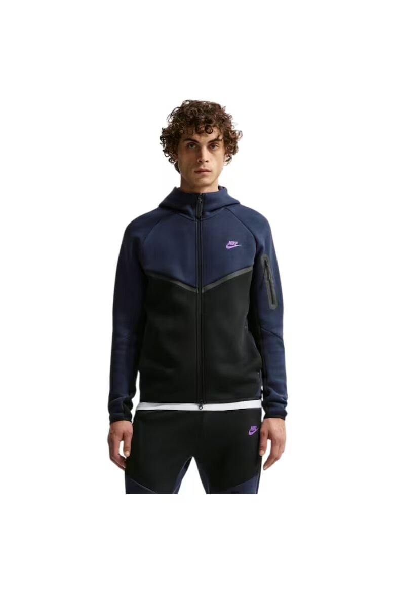 Nike Суичър Tech Fleece Windrunner FZ 55764 Тъмносин