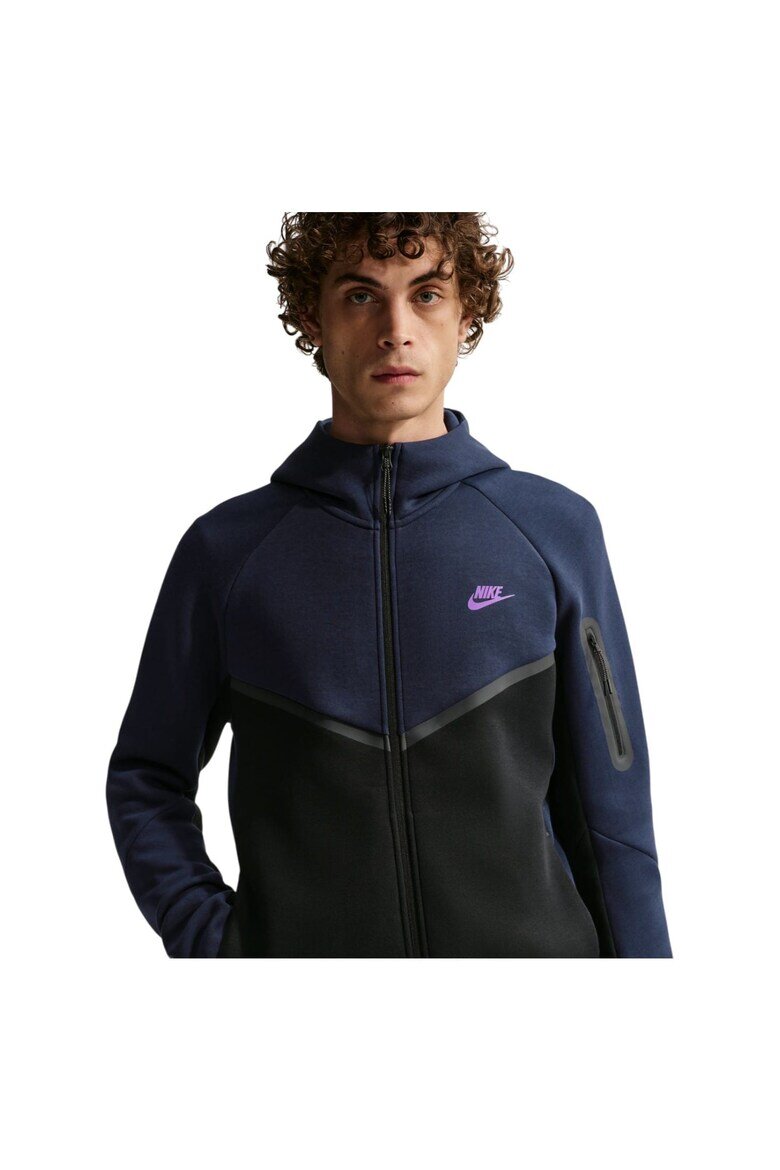 Nike Суичър Tech Fleece Windrunner FZ 55764 Тъмносин