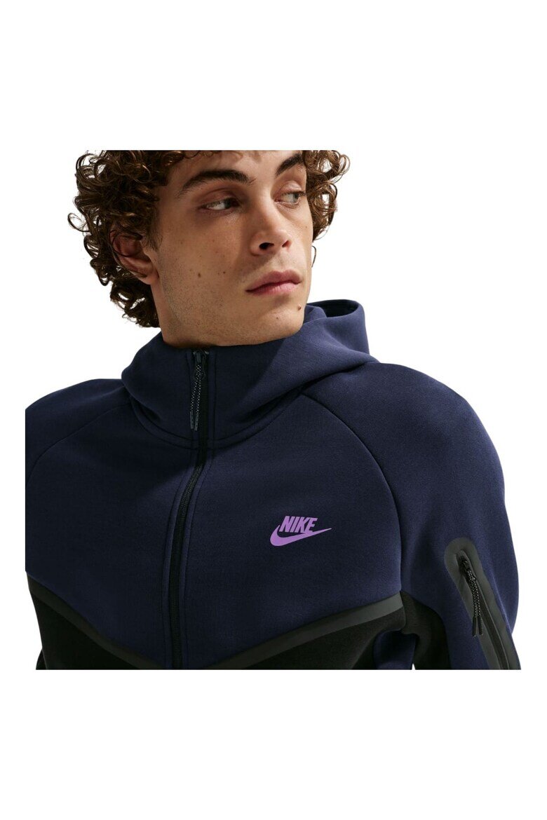 Nike Суичър Tech Fleece Windrunner FZ 55764 Тъмносин