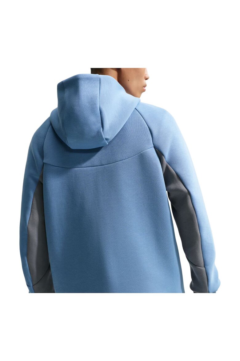 Nike Суичър Tech Fleece Windrunner FZ 55770 Сив/Син