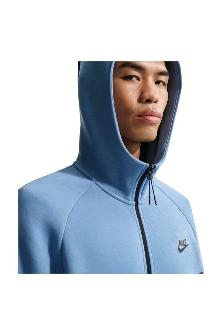 Nike Суичър Tech Fleece Windrunner FZ 55770 Сив/Син