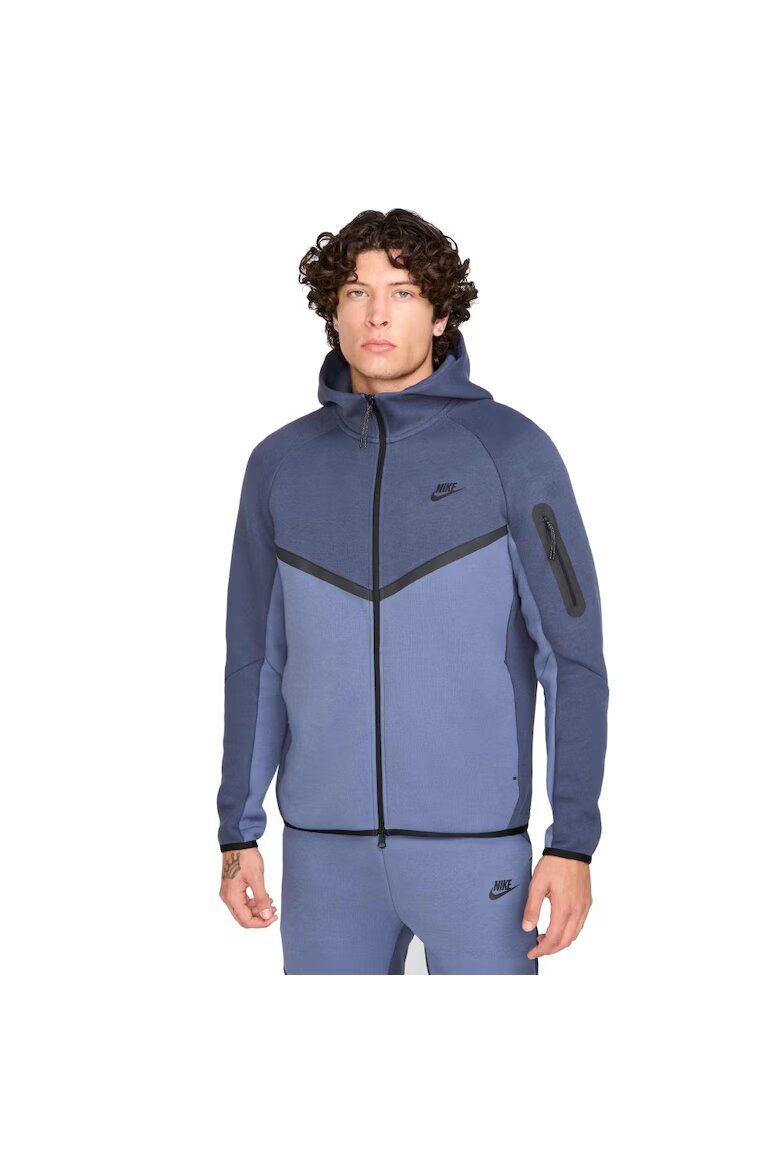 Nike Суичър Tech Windrunner FL HV0949-437 мъжки син Син