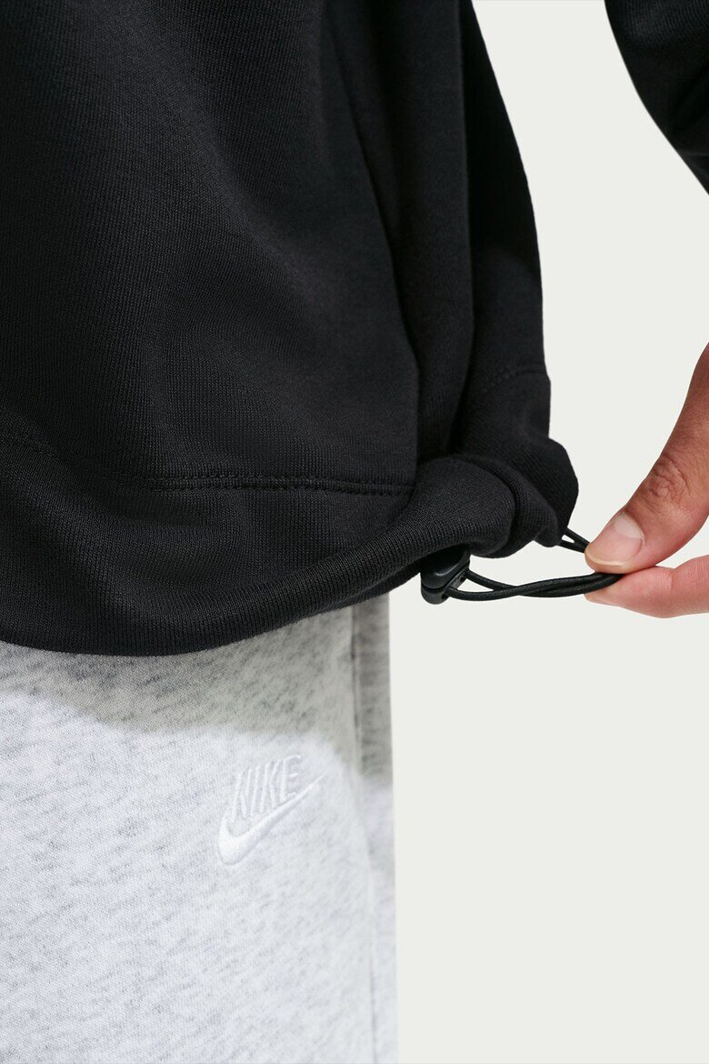 Nike Суитшърт Club с регулируем подгъв Черен