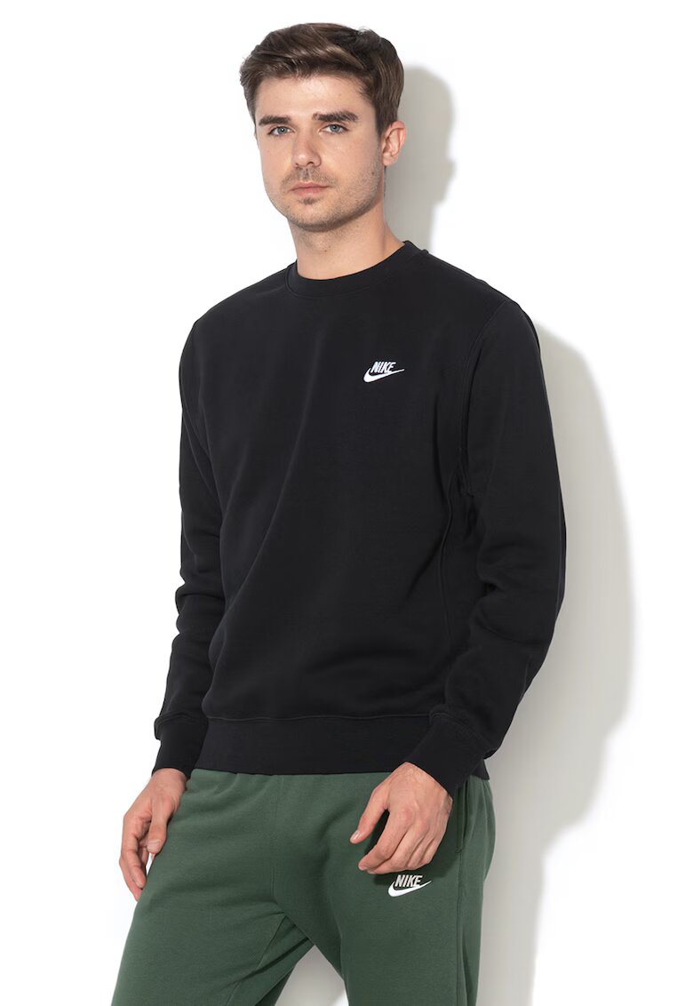 Nike Суитшърт с кръгло деколте Sportswear369 - Бял/Черен