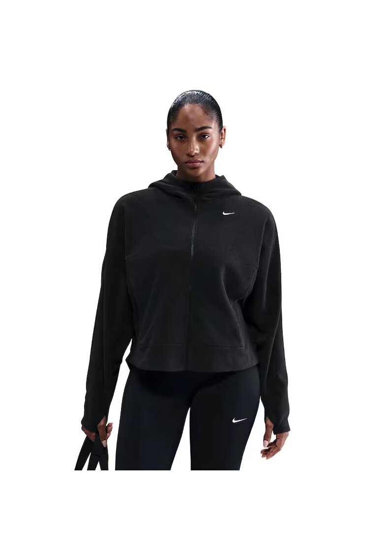 Nike Суитшърт с цип W NK ONE TF FZ TOP POLAR-HV3698-010