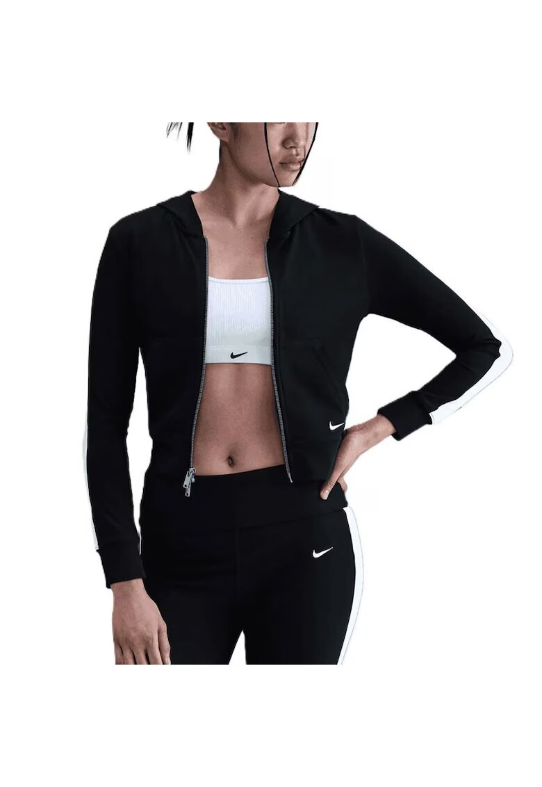 Nike Суитшърт с цип W NSW FZ HD LS TOP GLS-IH4061-010